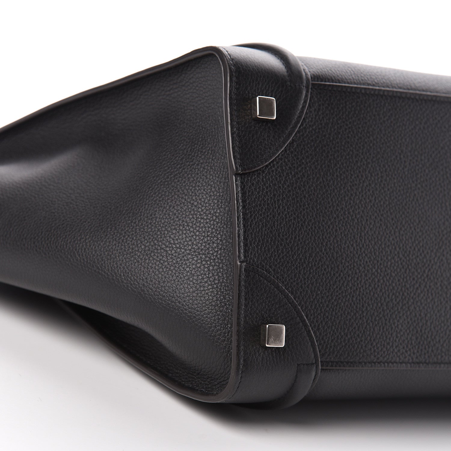 Celine Drummed Calfskin Mini Luggage Black 9 of 11