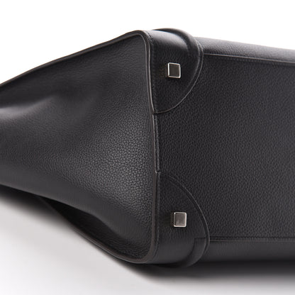 Celine Drummed Calfskin Mini Luggage Black 9 of 11