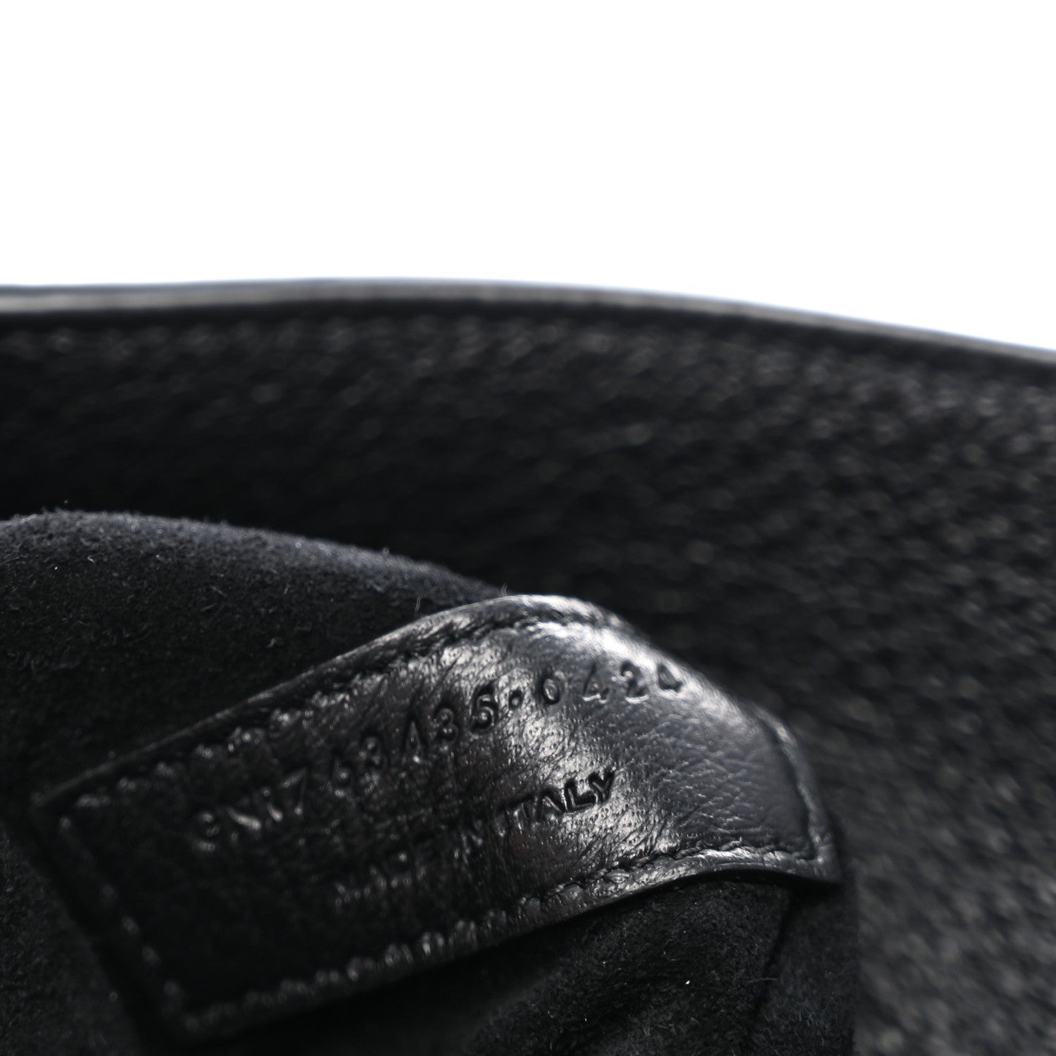 Saint Laurent Grained Deerskin Bea Tote Black 7 of 10