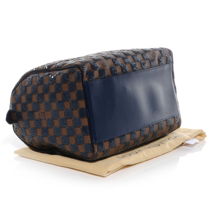 Louis Vuitton Damier Paillettes Speedy 30 Blue 4 of 7