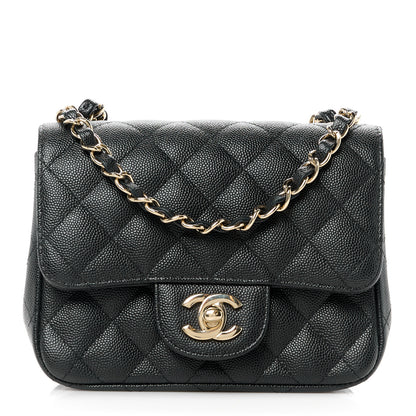 Chanel Caviar Quilted Mini Square Flap Black 1 of 11