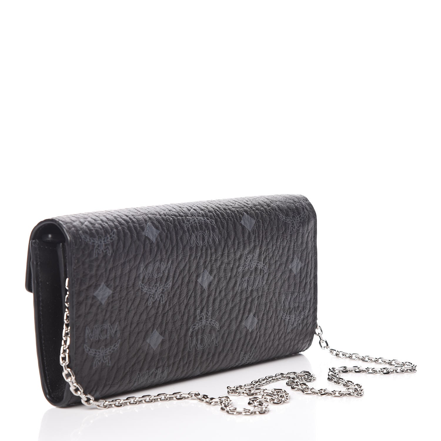 MCM Visetos Large Patricia Wallet On Chain Black 4 of 8