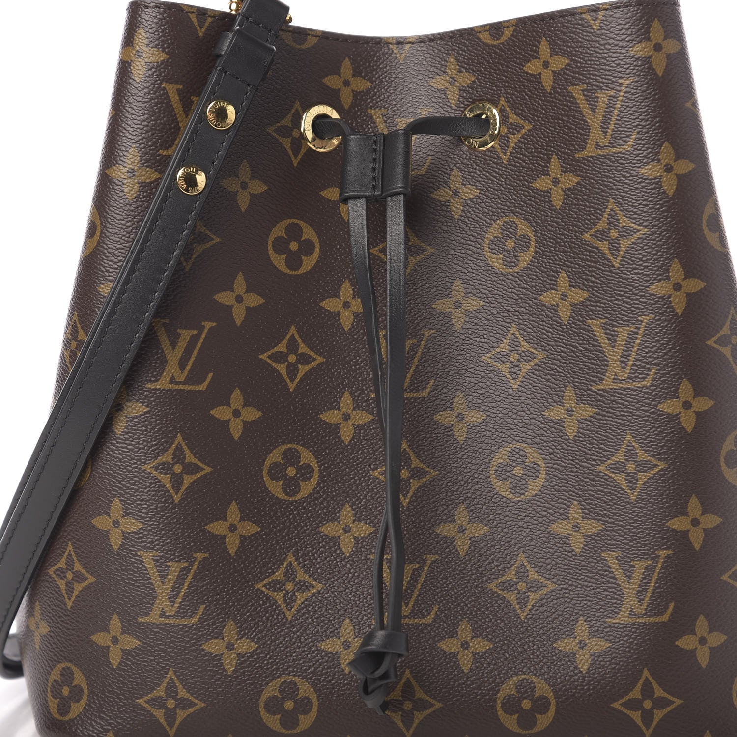 Louis Vuitton Monogram Neonoe MM Black 9 of 9