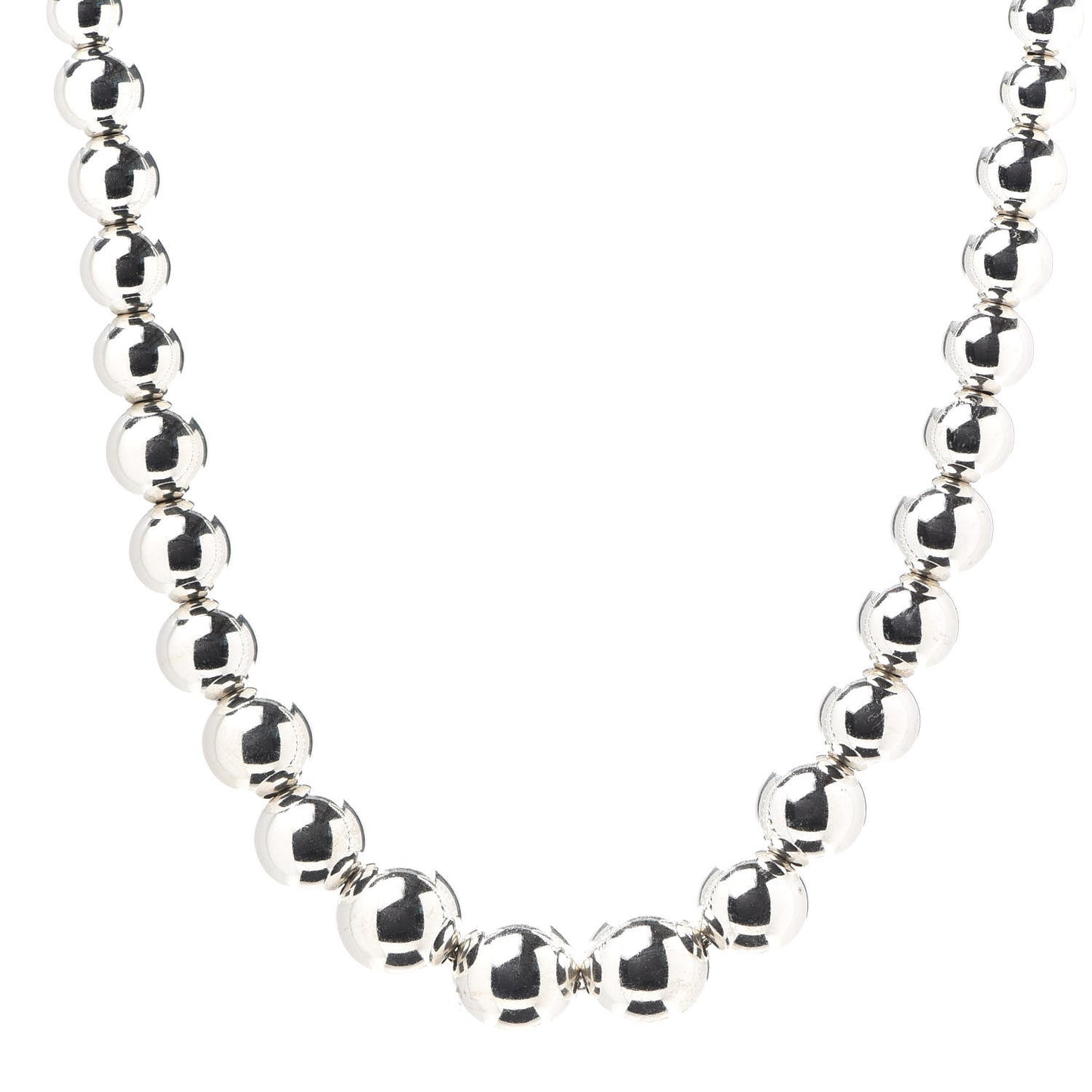 Sterling Silver HardWear Graduated Ball Necklace
