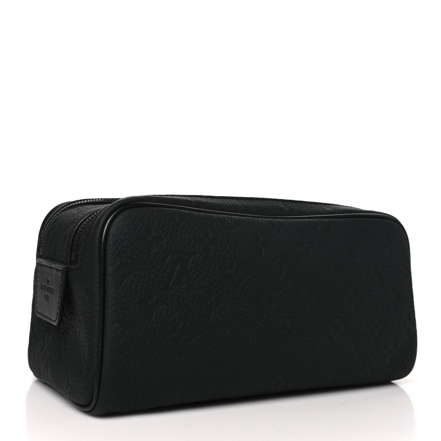 Louis Vuitton Taurillon Monogram Dopp Kit Toilet Pouch Black 3 of 8