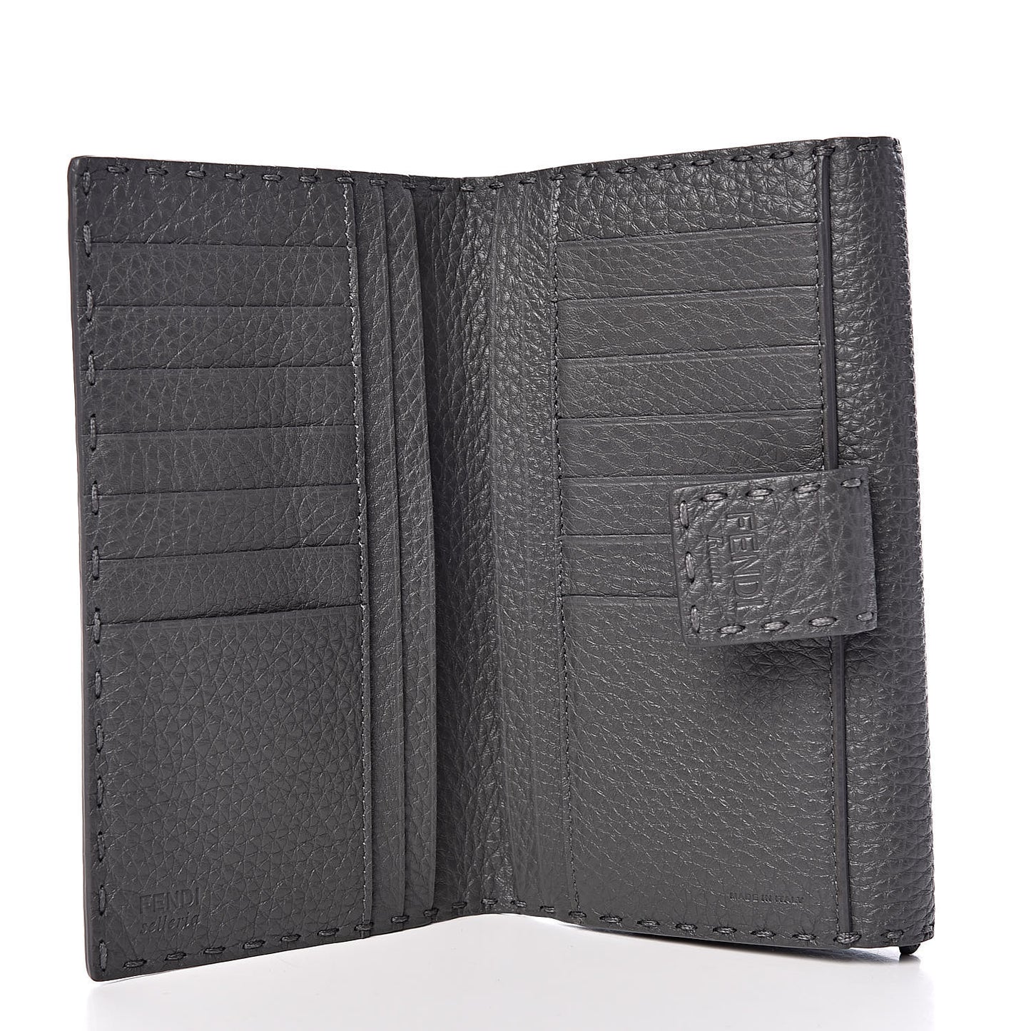 Cuoio Romano Selleria Peekaboo Continental Wallet Asfalto