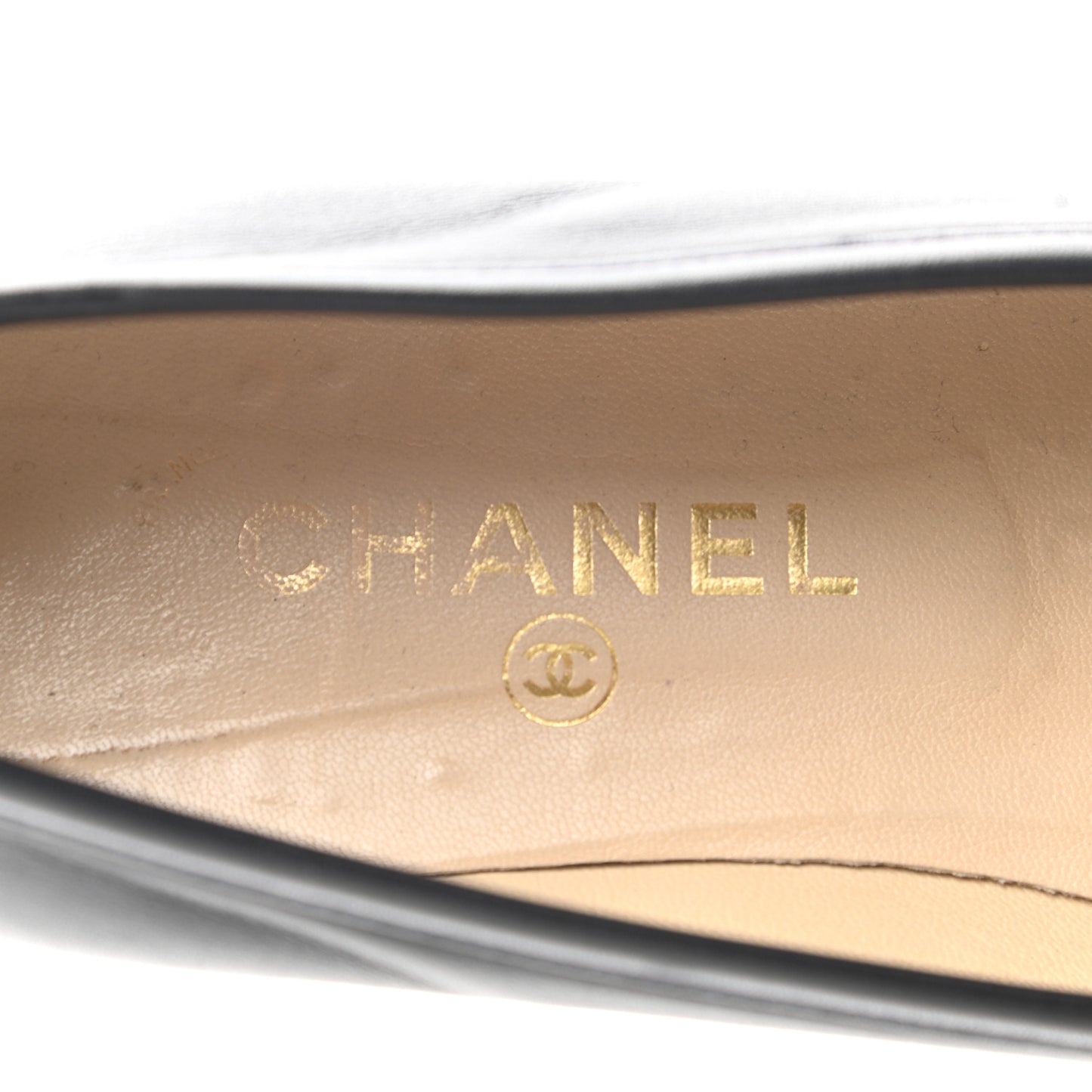 Lambskin CC Loafers 39.5 Navy