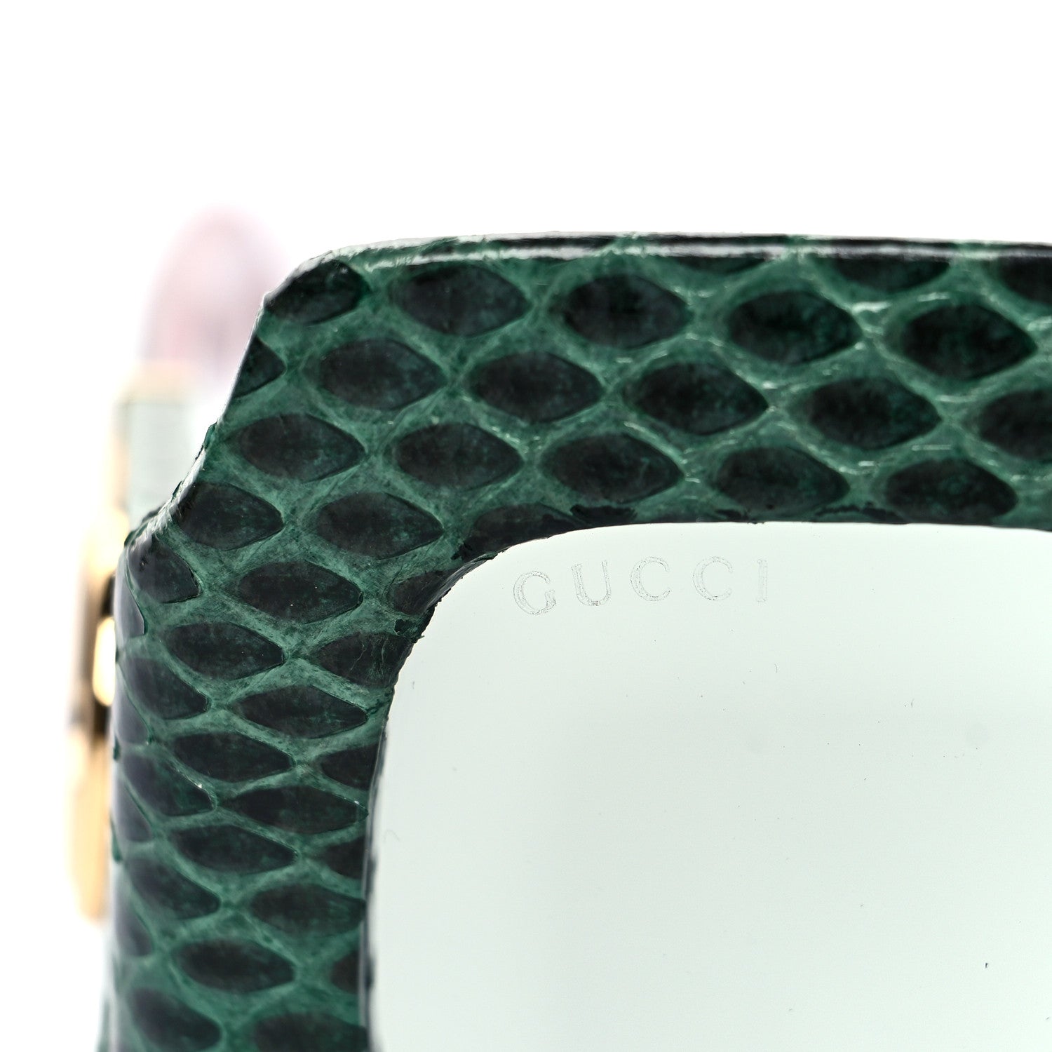 Gucci Snakeskin Acetate Square Sunglasses GG0484S Multicolor 7 of 8