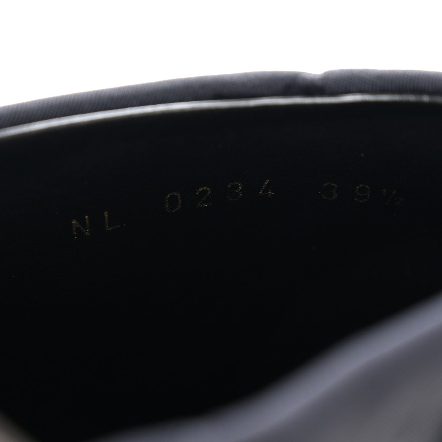 Nylon Embossed Monogram Aspen Platform Clog Mules 39.5 Black