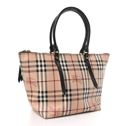 Burberry Haymarket Check Small Salisbury Tote Chocolate 3 of 14