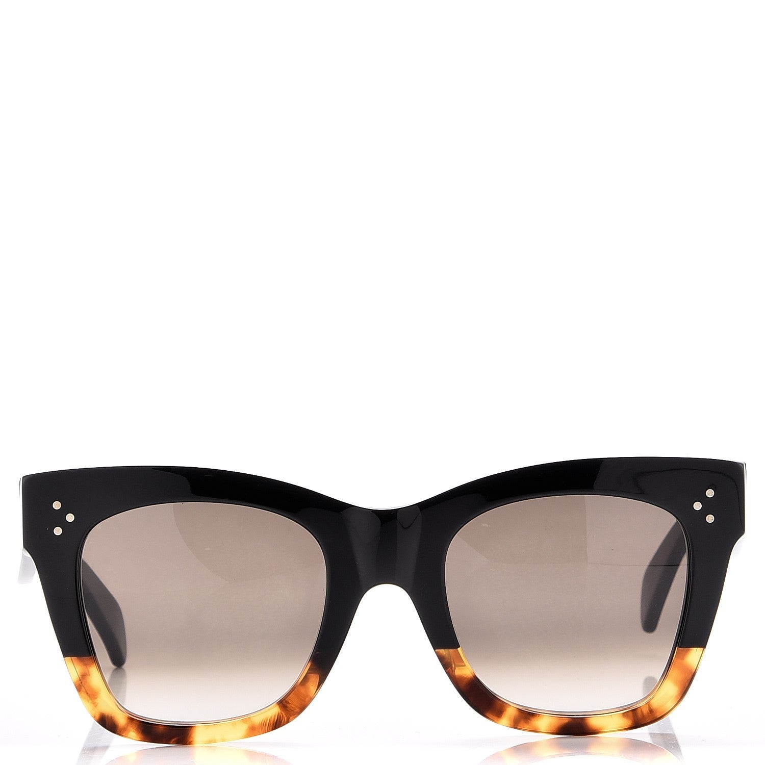 Celine Catherine Sunglasses CL 41098/F/S Black Havana 2 of 8