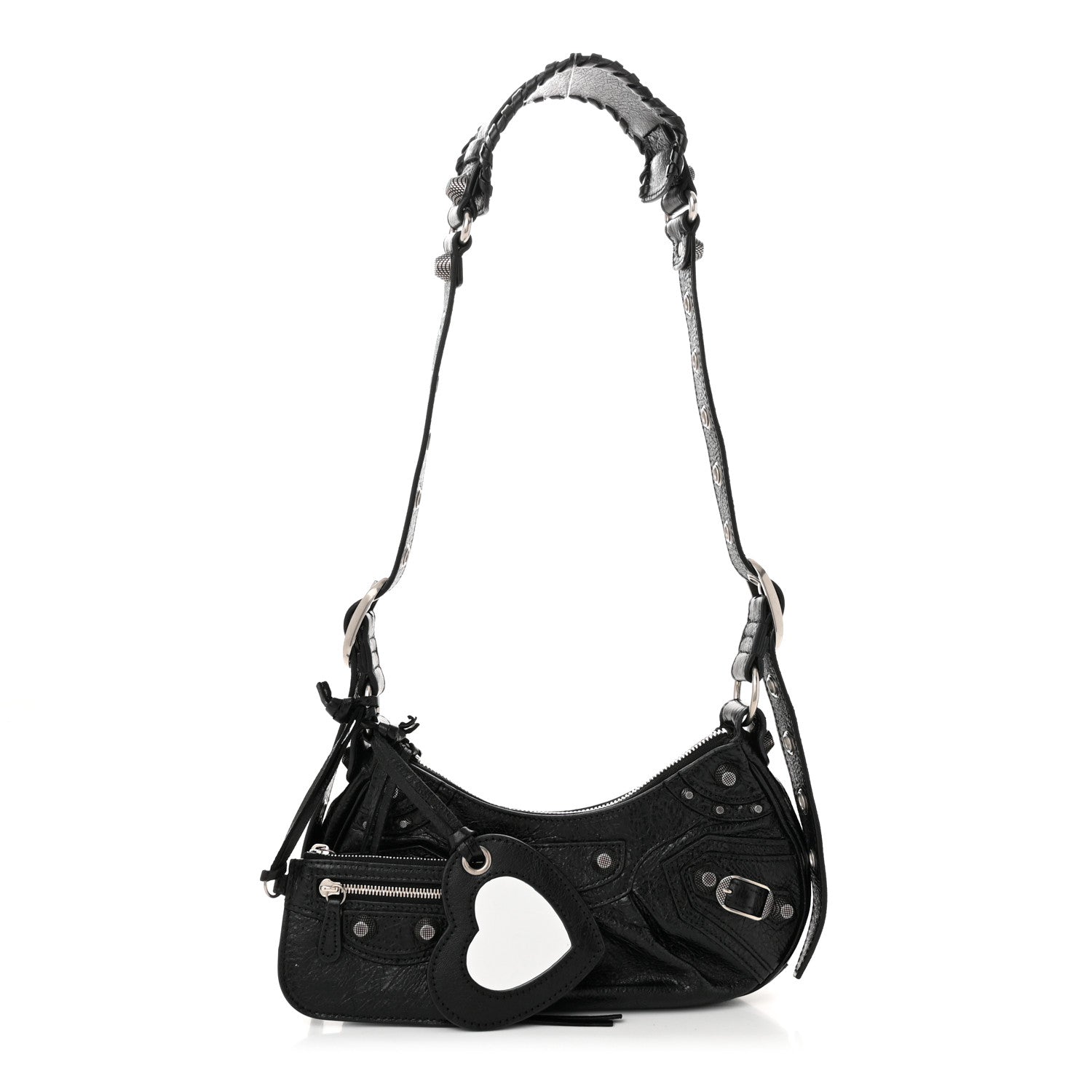 Balenciaga Agneau Arena Le Cagole Shoulder Bag XS Black 3 of 10