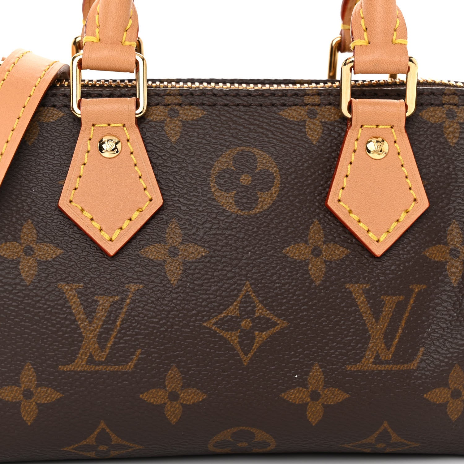 Louis Vuitton LOUIS VUITTON Monogram Nano Speedy Bandouliere 8 of 11