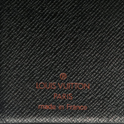 Louis Vuitton Epi French Purse Wallet Black 6 of 7