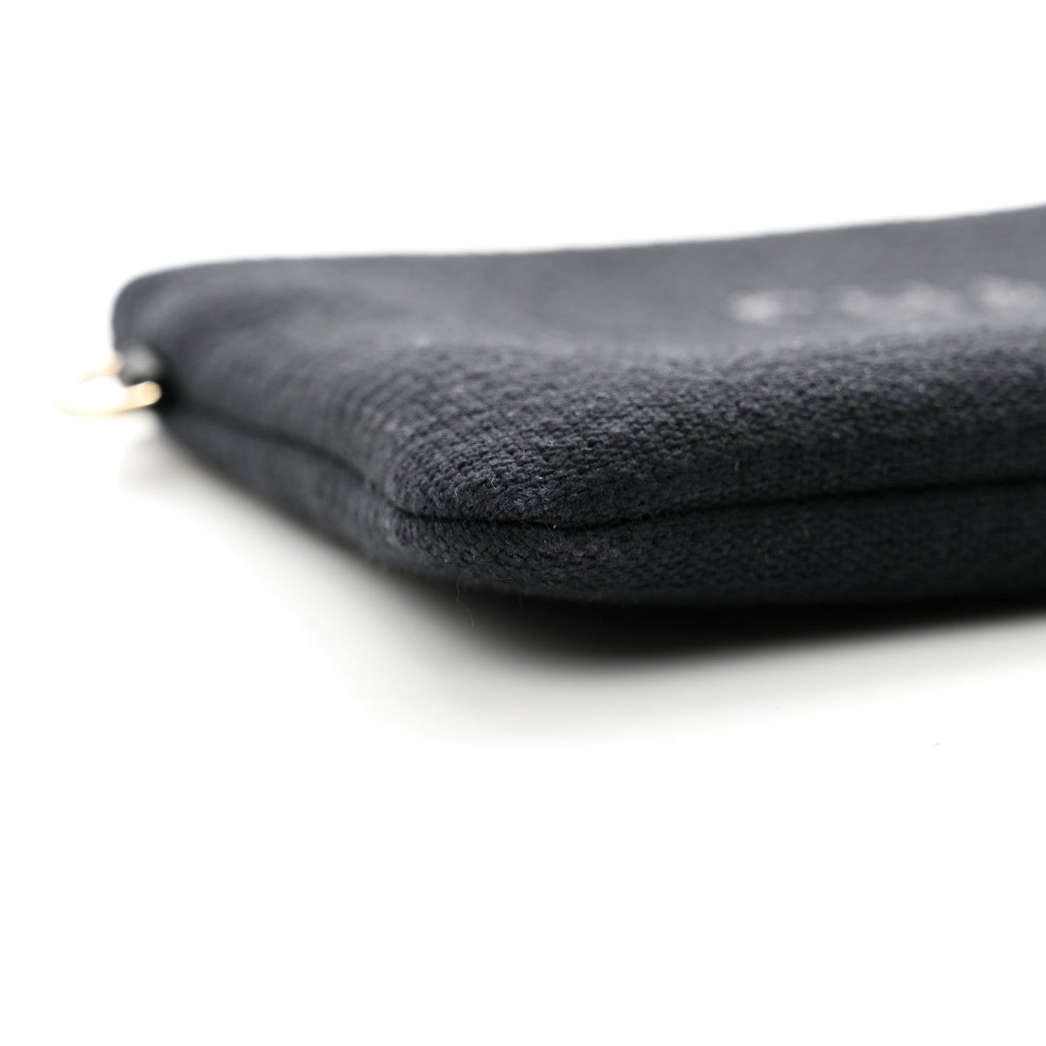 Chanel Mixed Fibers Small Deauville Pouch Black 8 of 9