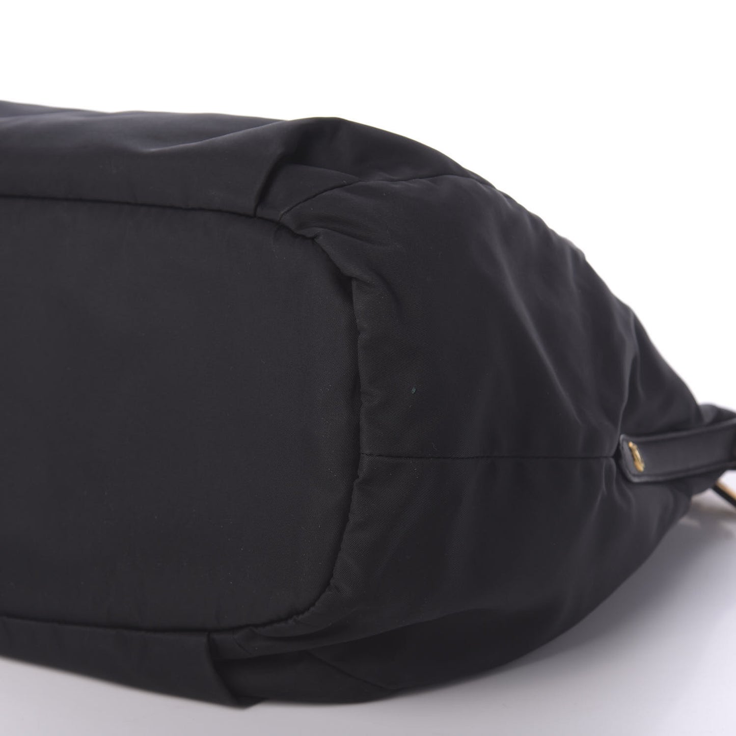 Tessuto Nylon Nappa Shoulder Bag Black