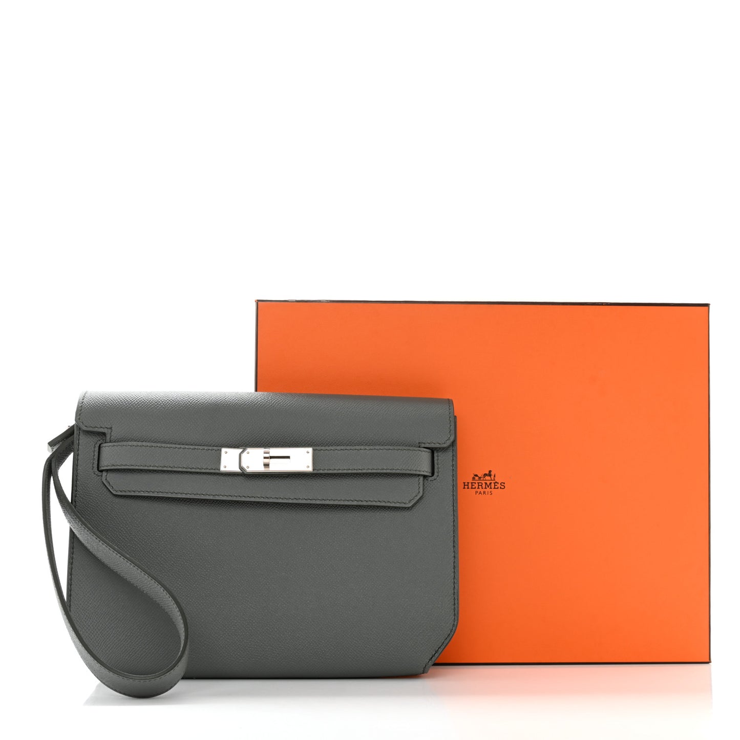 Epsom Kelly Depeches 25 Pouch Vert Amande