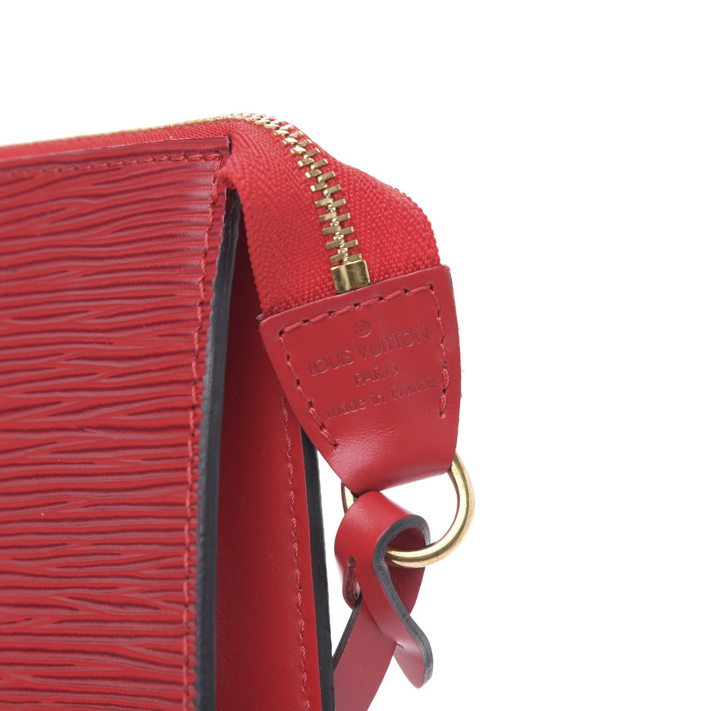 Epi Pochette Accessories 24 Castillan Red