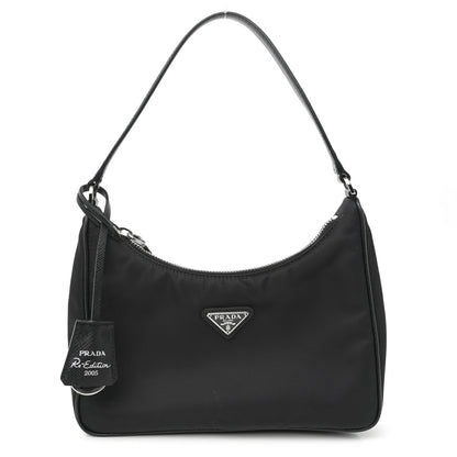 Prada Tessuto Nylon Saffiano Mini Re-Edition 2005 Bag Black 1 of 11