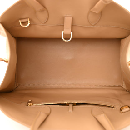 Salvatore Ferragamo Natural Grain Calfskin Small Hug Bag Light Caramel 5 of 11