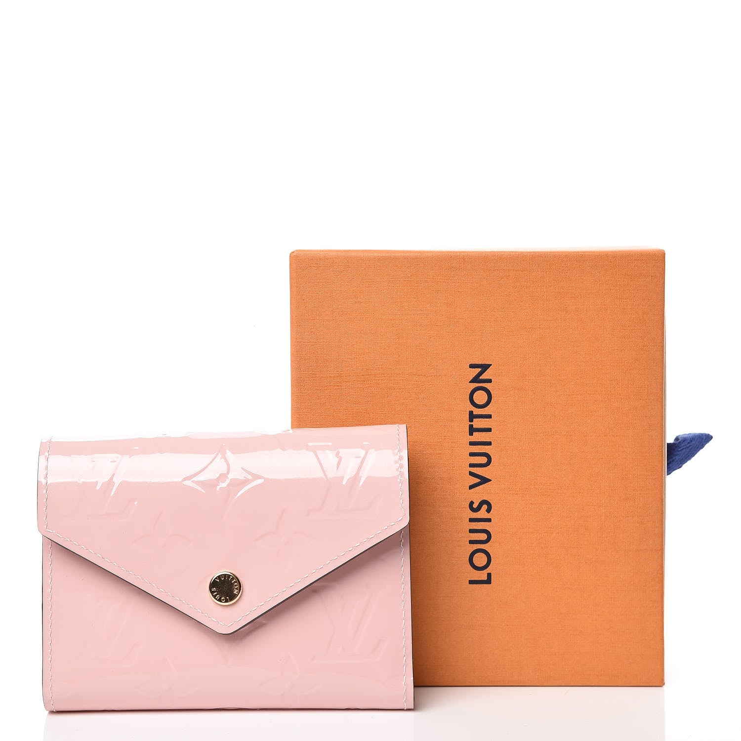 Louis Vuitton Vernis Victorine Wallet Rose Ballerine 8 of 8