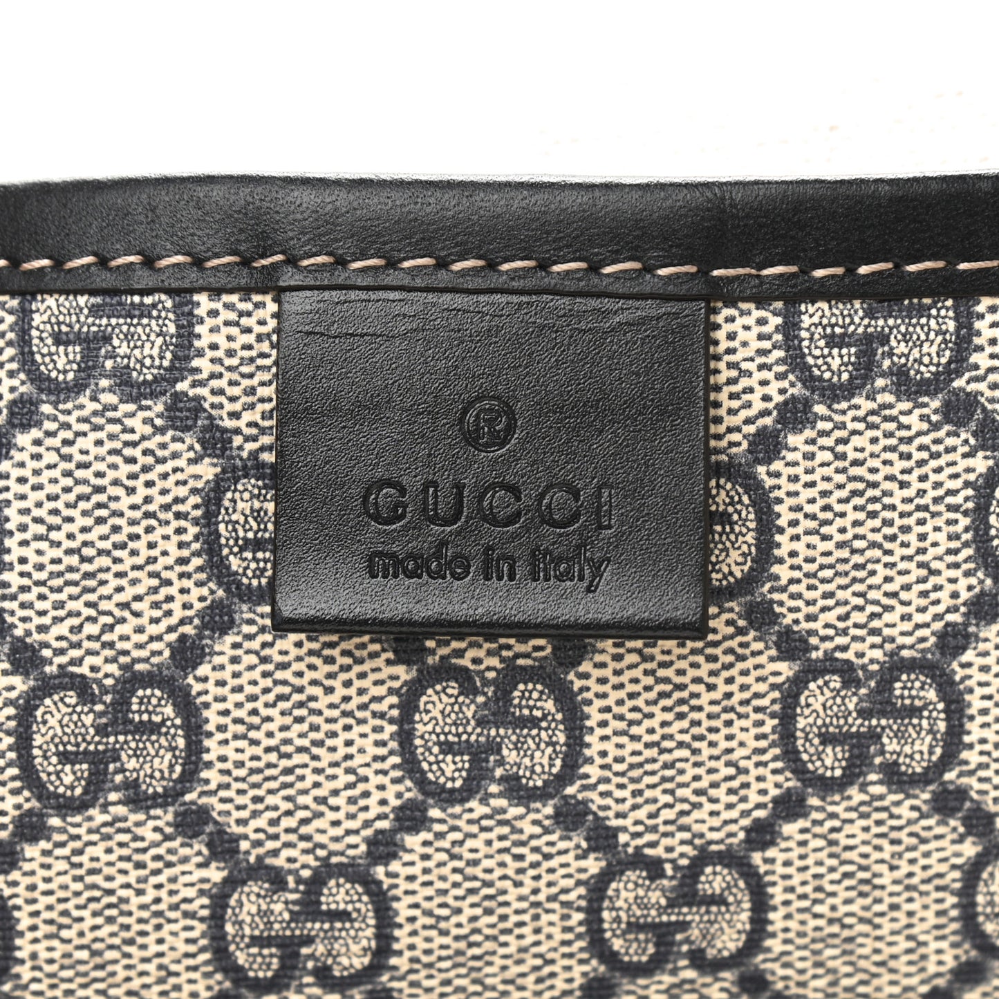 GG Plus Monogram Medium Signature Web Loop Tote Navy