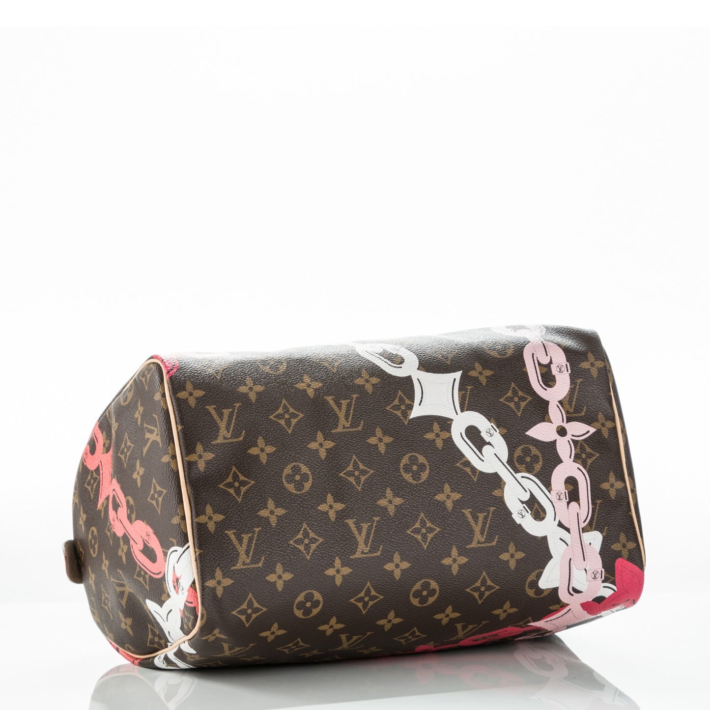 Monogram Bay Speedy 30 Rose Ballerine Poppy