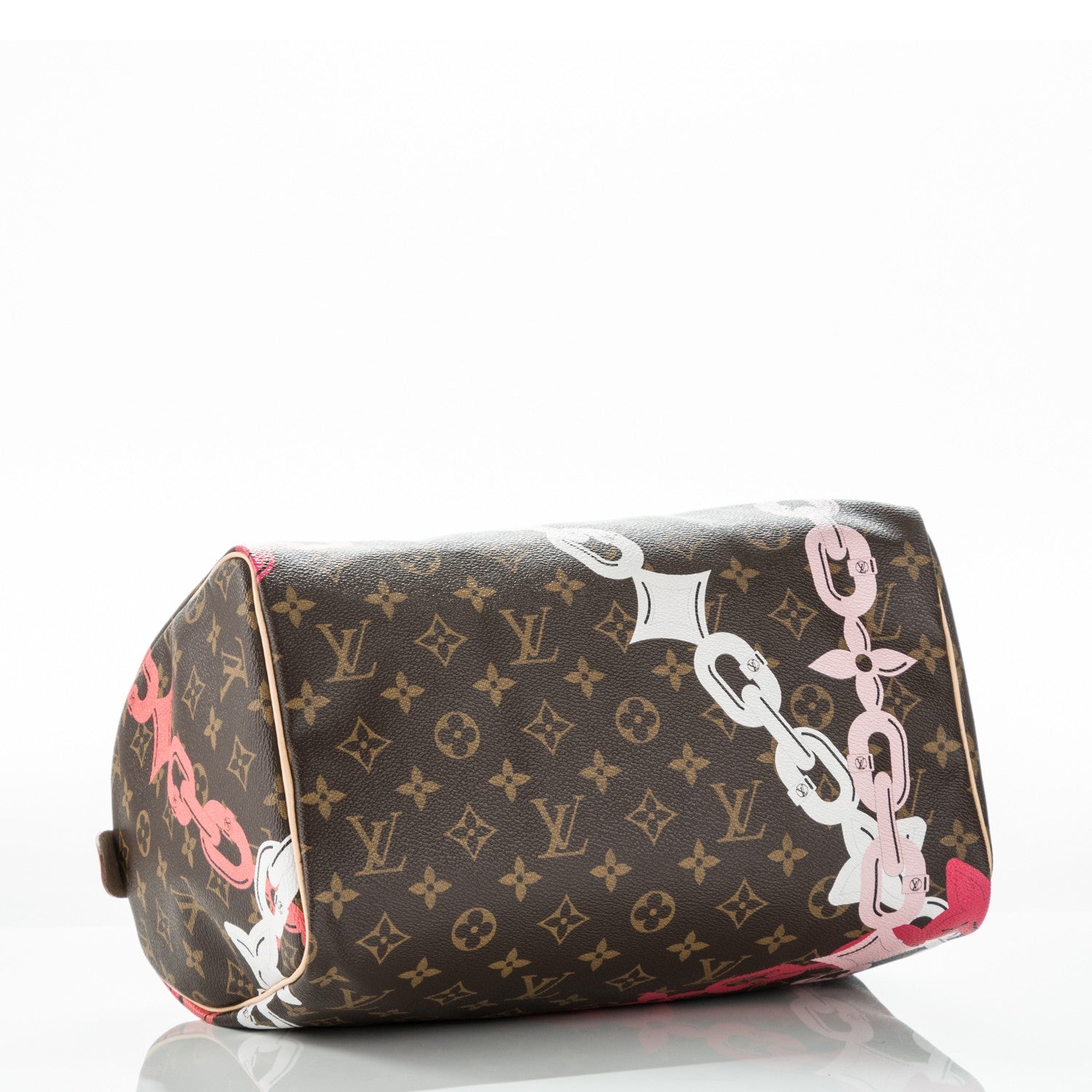 Louis Vuitton Monogram Bay Speedy 30 Rose Ballerine Poppy 4 of 7