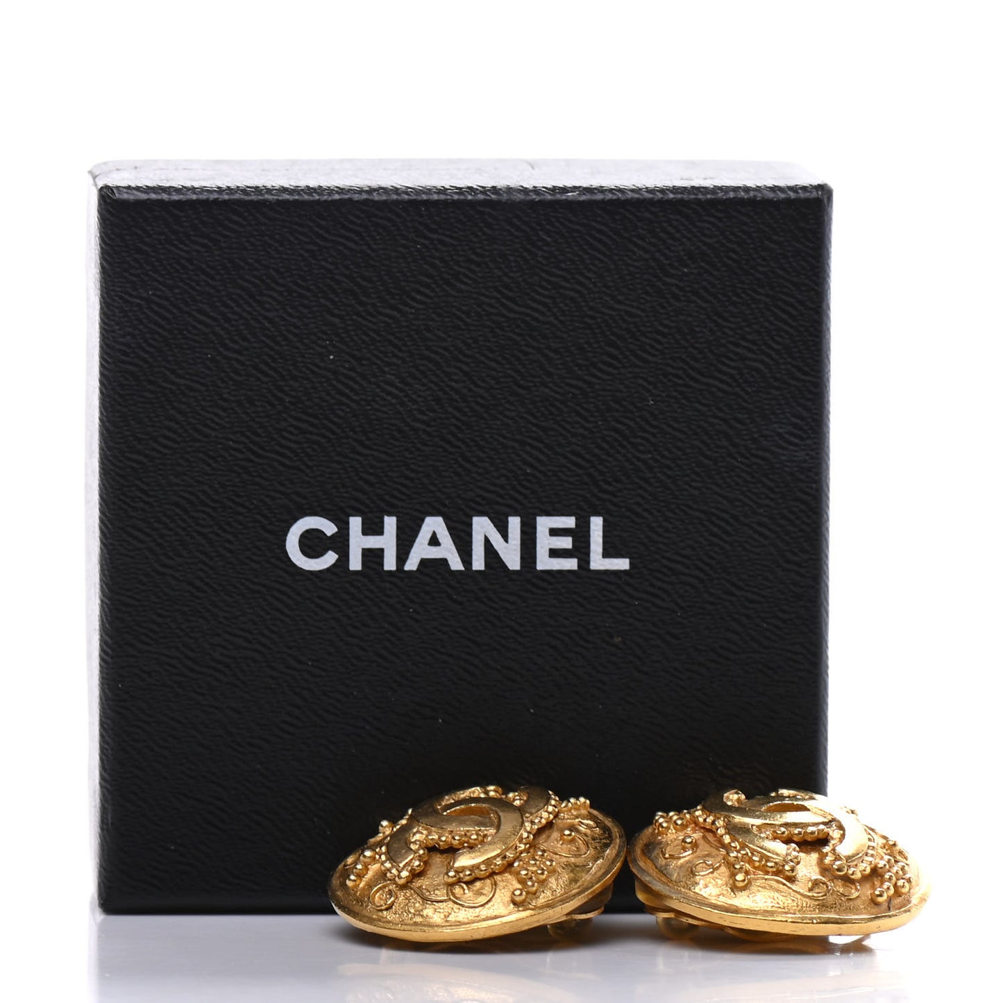 CC Clip On Earrings Gold