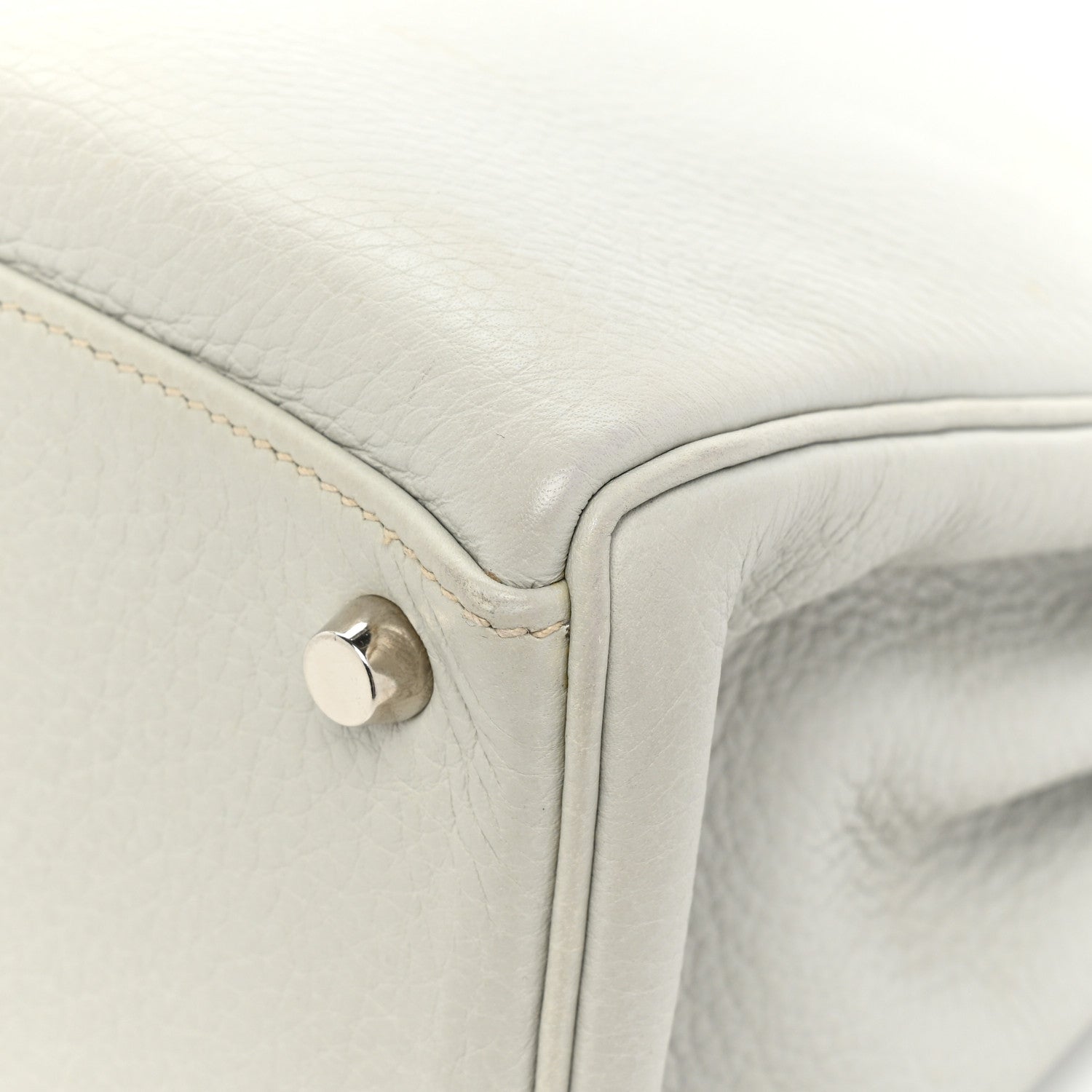 Hermes Taurillon Clemence Kelly Retourne 32 Gris Perle 14 of 18