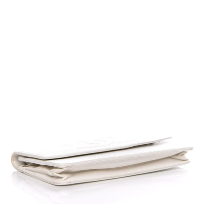 Chanel Caviar Timeless CC Wallet on Chain WOC White 4 of 18