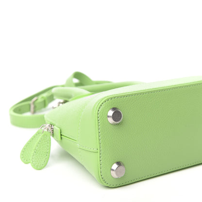 Balenciaga Grained Calfskin XXS Ville Top Handle Bag Light Green Fuchsia 6 of 9