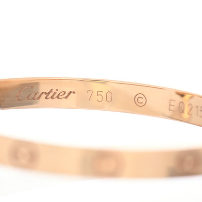 Cartier 18K Yellow Gold Large LOVE Hoop Earrings 3 of 5