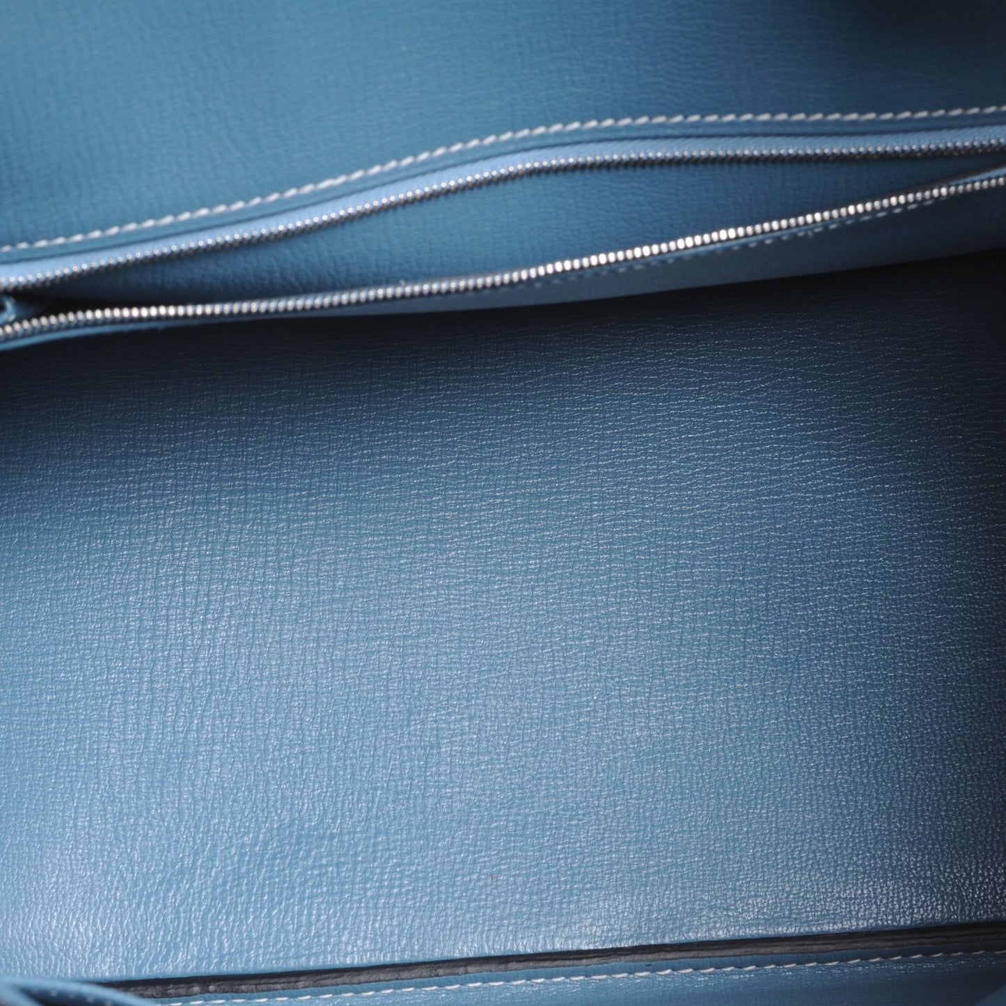 Taurillon Clemence Birkin 35 Blue Jean