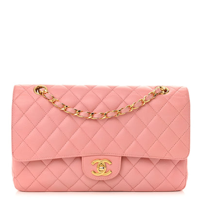 Chanel Caviar Quilted Medium Double Flap Pink 1 of 17