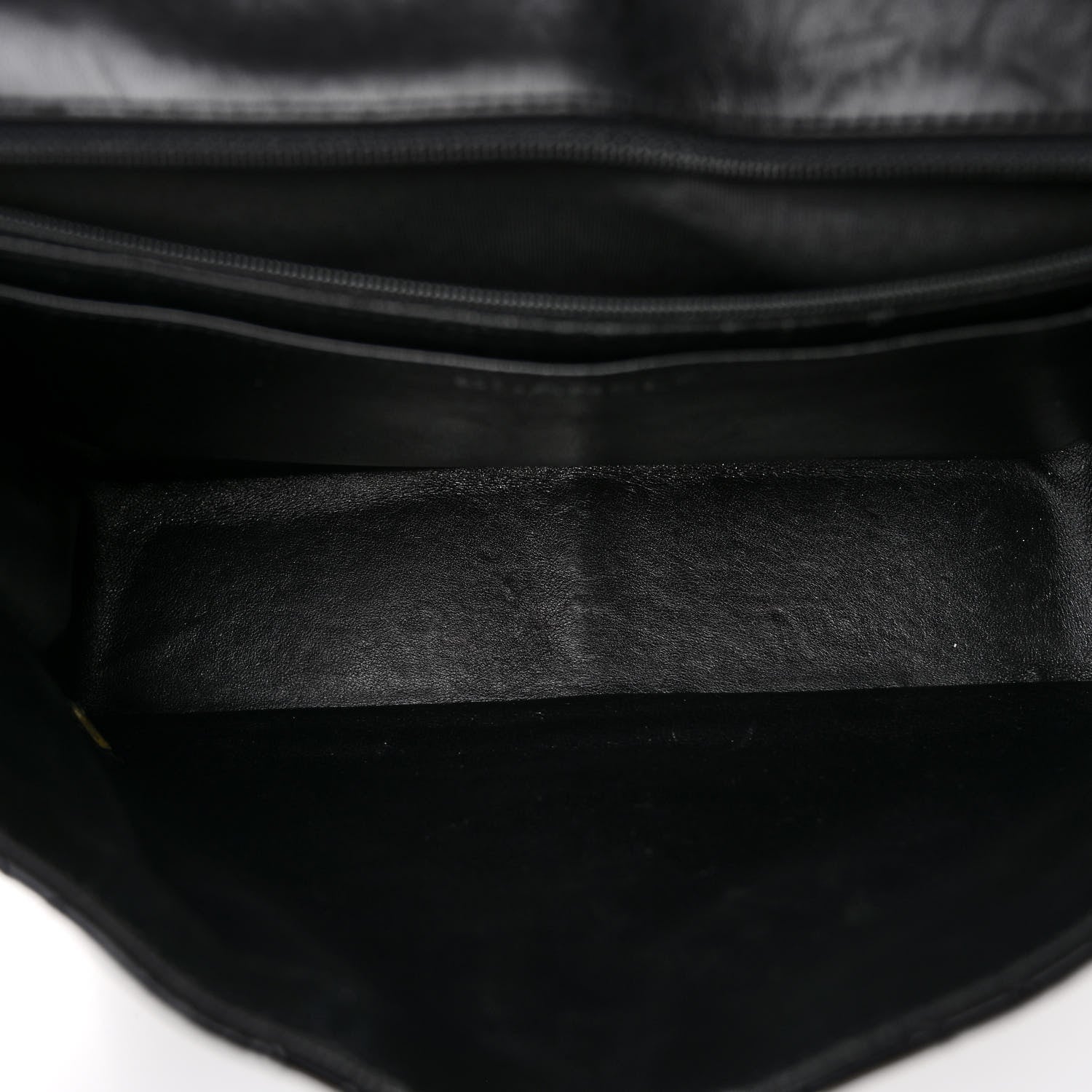 Chanel Distressed Patent Quilted Jumbo Single Flap Black 5 of 11