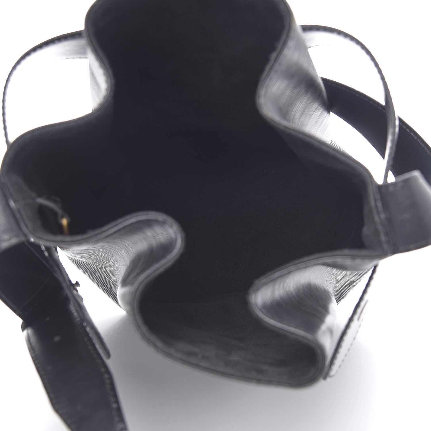 Louis Vuitton Epi Sac D'Epaule Black 5 of 12