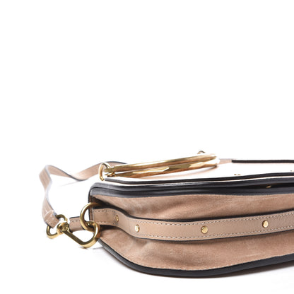 Chloe Calfskin Suede Small Nile Bracelet Bag Biscotti Beige 8 of 10