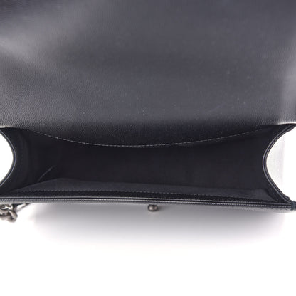 Chanel Caviar Quilted Medium Boy Flap Black 5 of 9