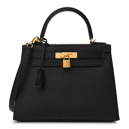 Hermes Epsom Kelly Sellier 28 Black 1 of 14