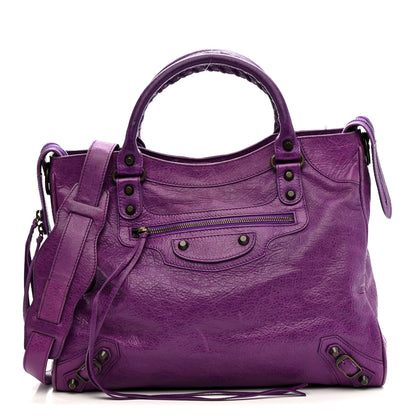 Balenciaga Agneau Classic Hardware Velo Ultraviolet 2 of 25