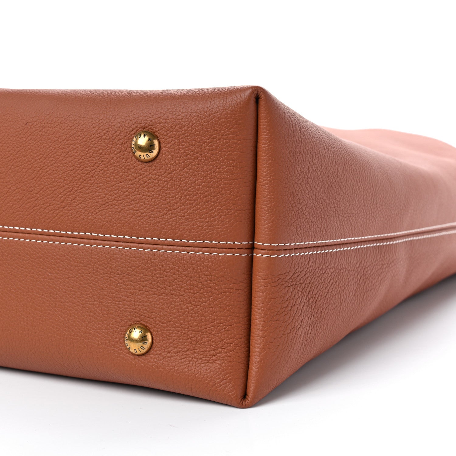 Louis Vuitton Grained Calfskin Low Key Hobo MM Cognac 10 of 11