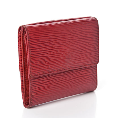 Louis Vuitton Epi Elise Wallet Castillan Red 3 of 6