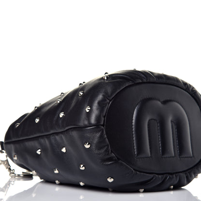 Miu Miu Nappa Studded Bucket Bag in Black 7 of 8