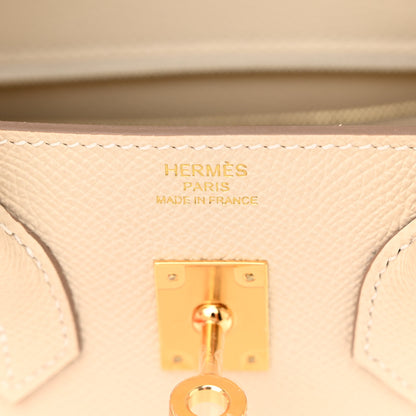 Hermes Epsom Birkin Sellier 25 Craie 6 of 13
