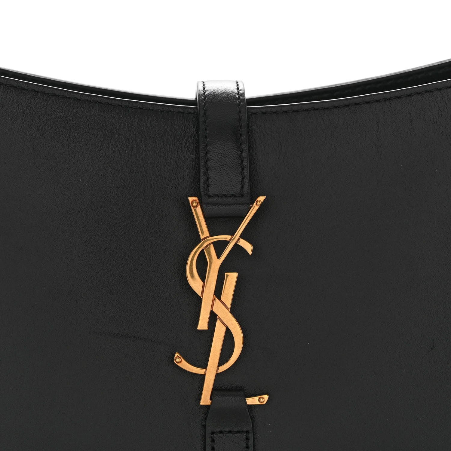 Saint Laurent Smooth Calfskin Le 5 A 7 Hobo Black 8 of 11