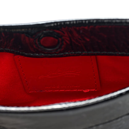 Christian Louboutin Patent Vog Small Loubitwist Clutch Black 6 of 9