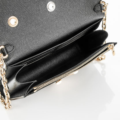 Louis Vuitton Epi Twist Chain Wallet Black 5 of 6
