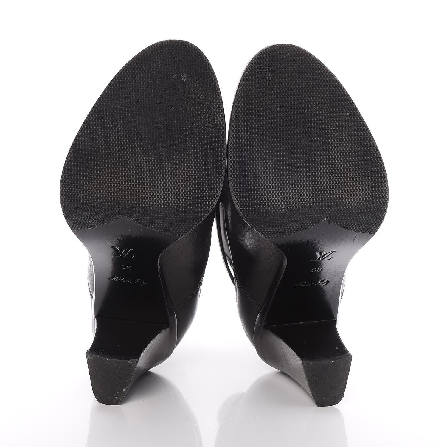 Louis Vuitton Calfskin Loyalty Ankle Boots 36 Black 7 of 10