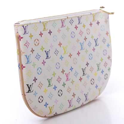 Louis Vuitton Monogram Multicolor Pochette Plate GM White 3 of 9